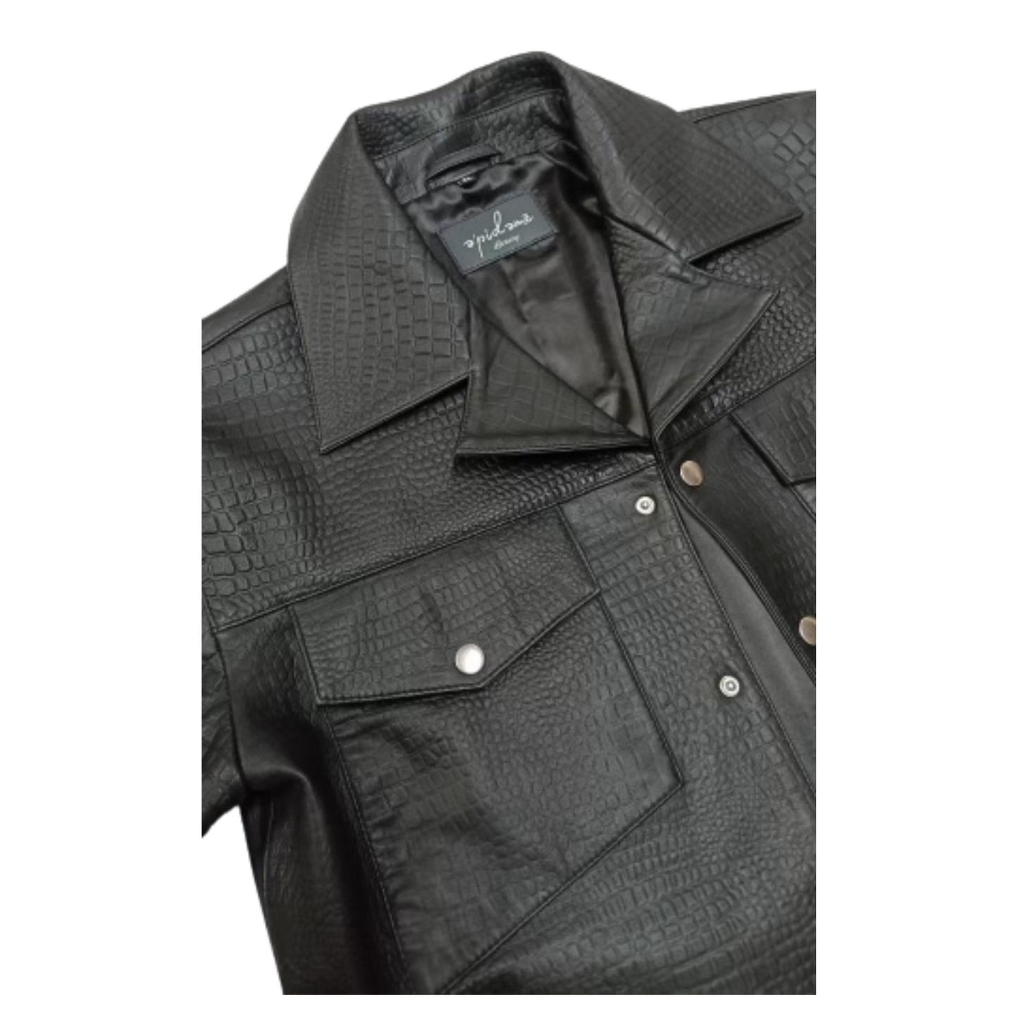 Leather Crocodile Epideme Button Up