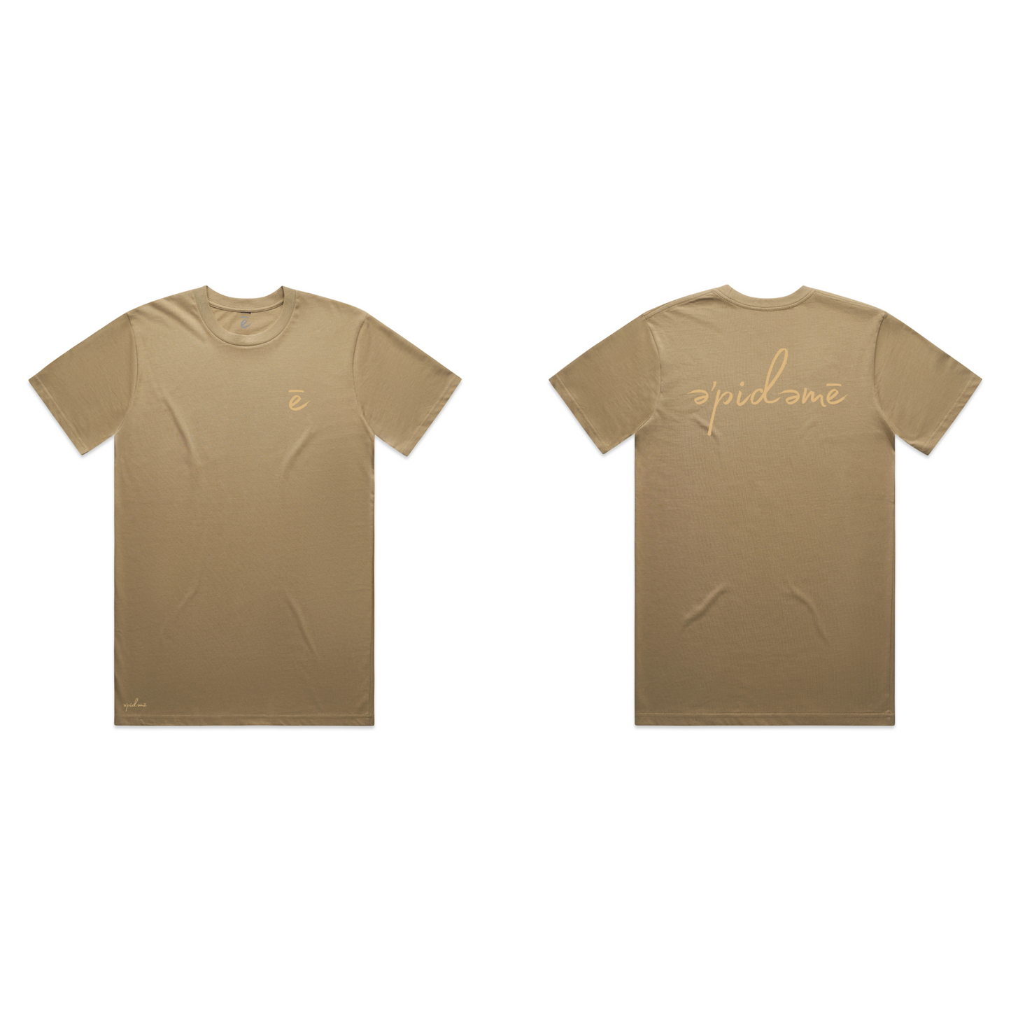 Premier Embroidered Tee - Sand